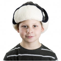 Детская шапка-ушанка (скандинавка чёрная)