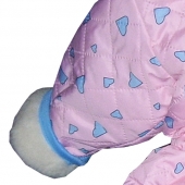 Детский комбинезон (меринос / плащевка детская розовая)