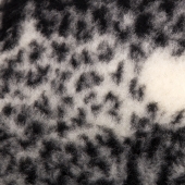 Подушка (белый меринос / черный леопард)