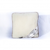 Декоративная подушка "Диванная" (лама / меринос белый)
