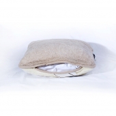 Декоративная подушка "Диванная" (лама / меринос белый)