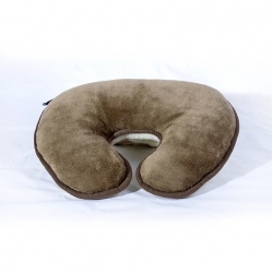 Декоративная подушка "Рогалик" (шоколадный верблюд / кашемир)