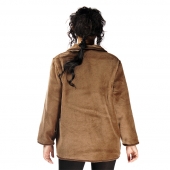 Женская куртка (верблюд шоколадный) с воротником