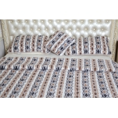 Спальный комплект с двухслойным одеялом меринос  фольклор