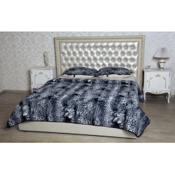 Спальный комплект с одеялом (меринос чёрный леопард)